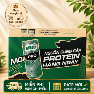 Sữa Milo Lon 220ML (24Lon x 220ML) Thơm Ngon Đậm Vị (DATE MỚI)