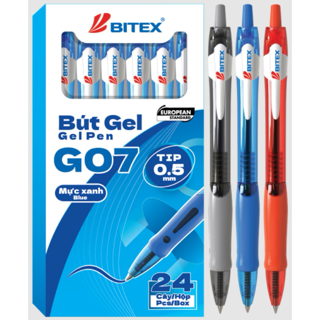 HỘP 24 BÚT GEL BITEX