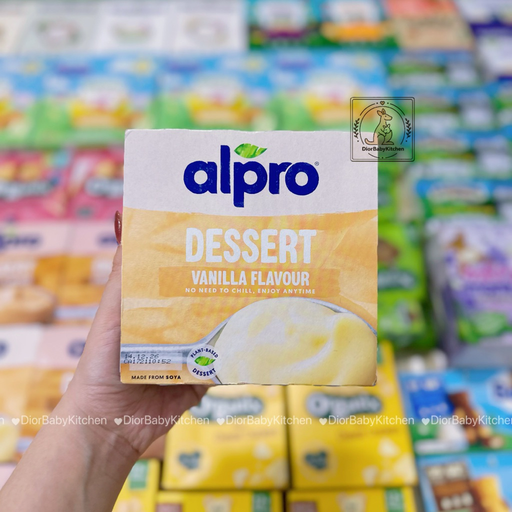 VÁNG THỰC VẬT ĐẬU NÀNH ALPRO DESSERT - HÀNG UK