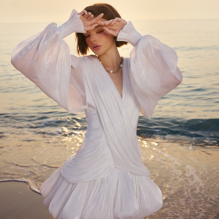 [ Pre -order ] -JIRENE - Đầm nữ dài tay nữ tính VELAR DRESS