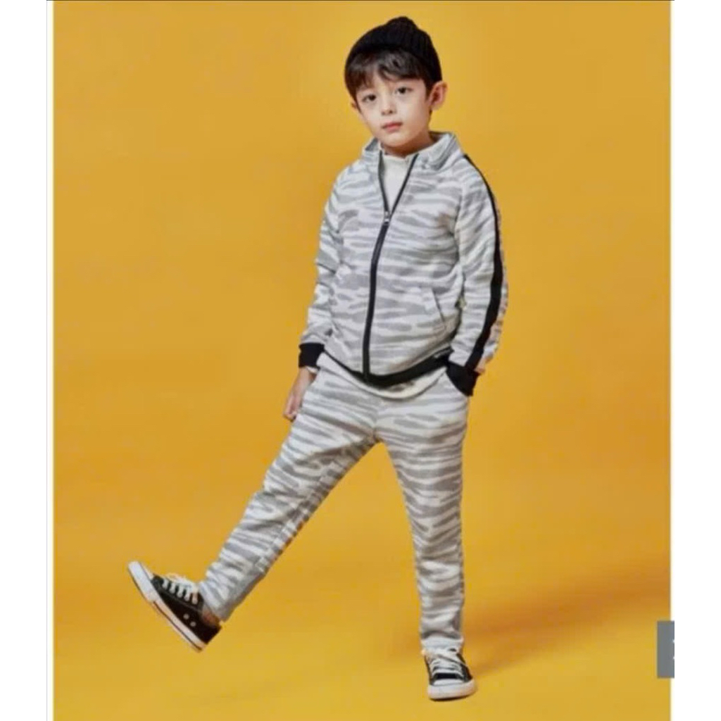 (sz110 lỗi) set 2 món quần + áo cotton lót nỉ Owleybarn