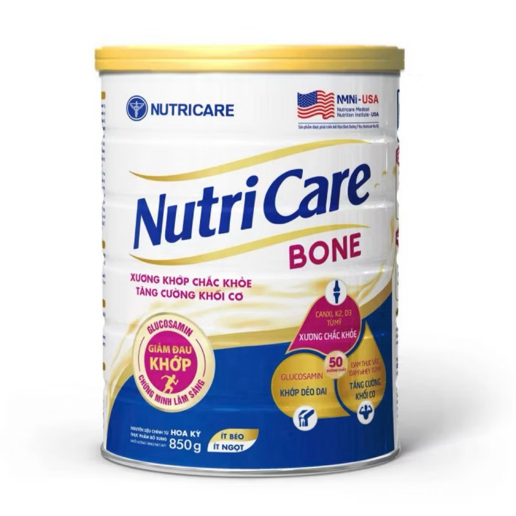 Sữa nutricare bone lon 850gam