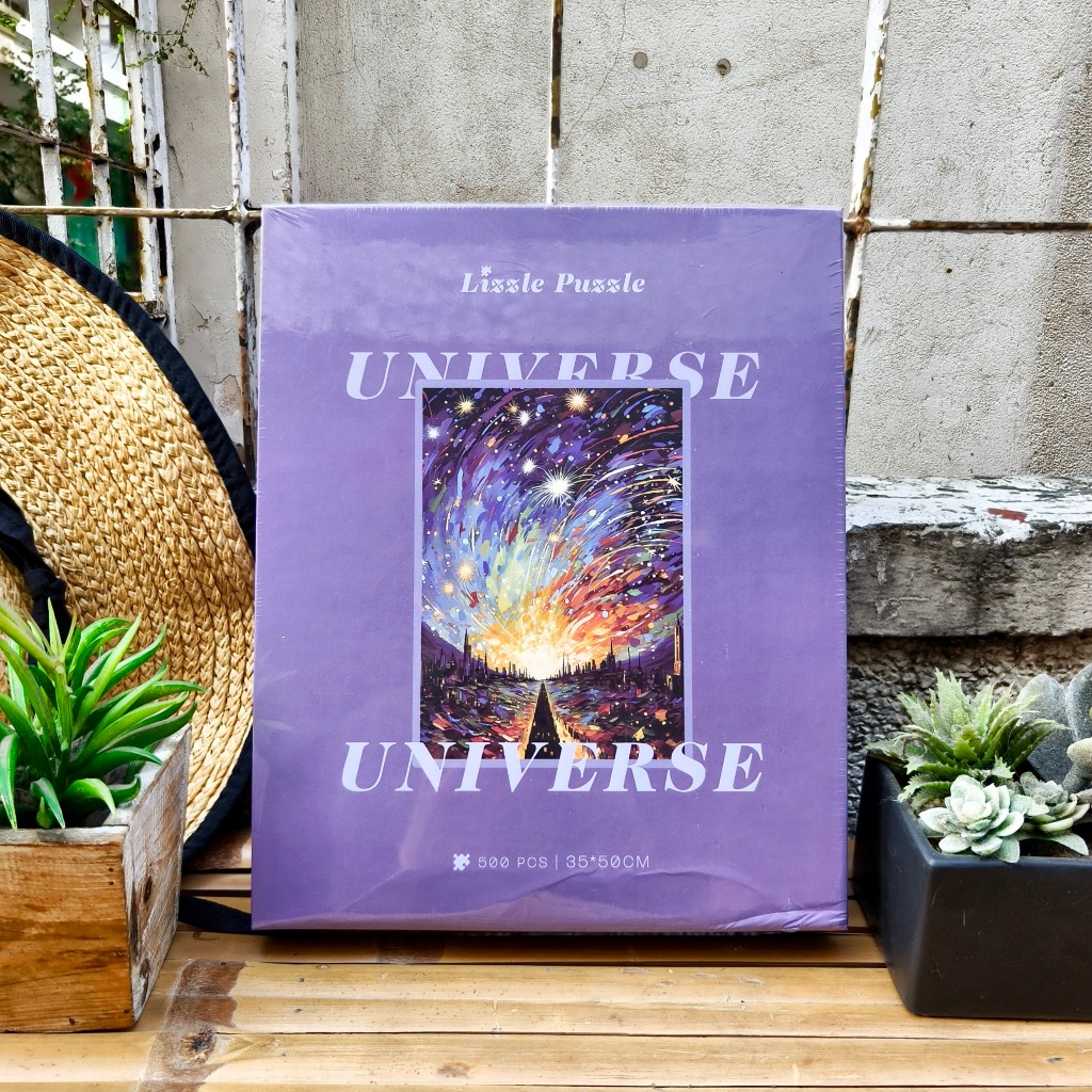 (Có sẵn) [Hộp bị móp góc] Tranh ghép hình puzzle 500 mảnh "Universe", Lizzle puzzle