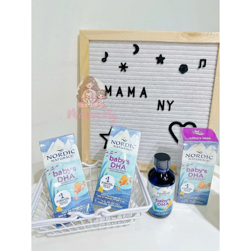 Nordic Naturals Baby's DHA 60ml – DHA Cho Trẻ Sơ Sinh Và Trẻ Nhỏ