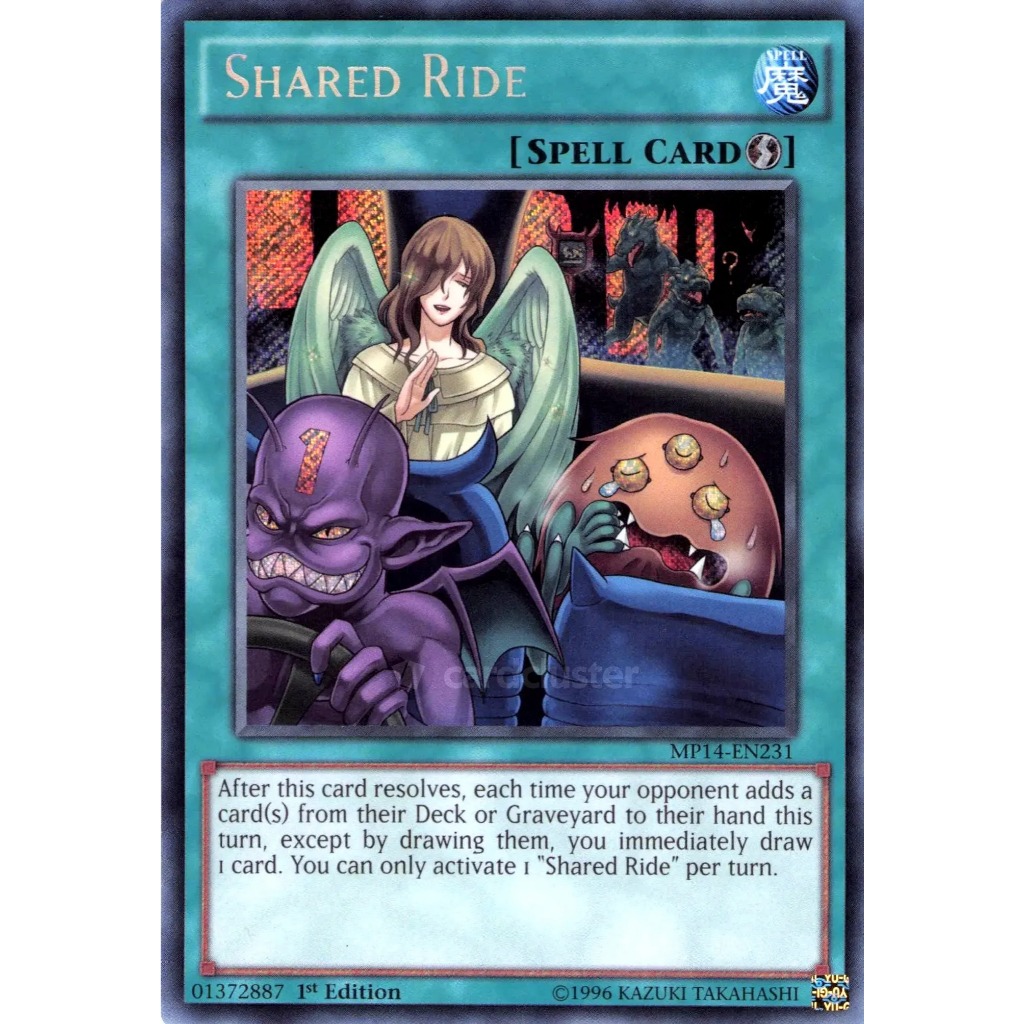 Thẻ bài Yugioh Chính Hãng: Shared Ride  BLGG-EN108 Ultra Rare