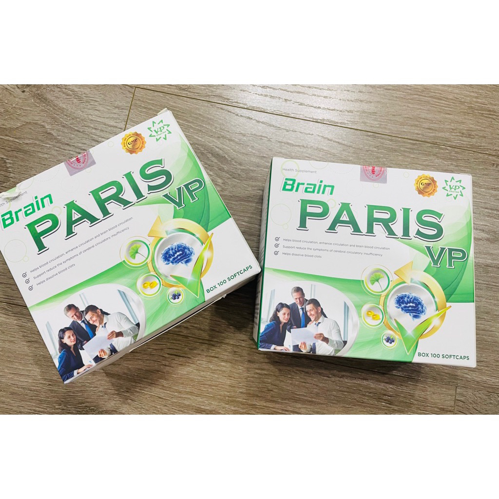 Viên uống Brain Paris Vp hộp 100 viên