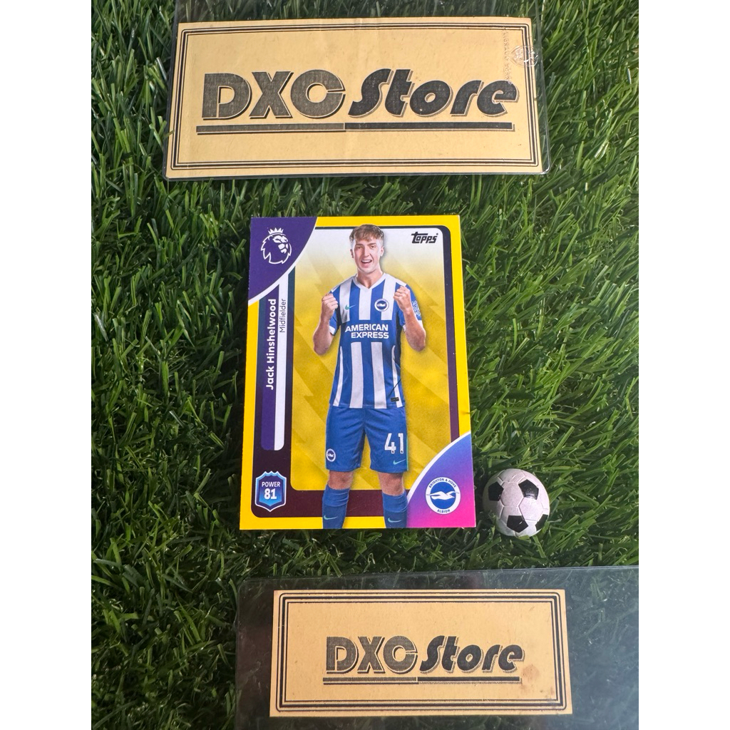 [ CHÍNH HÃNG ] - YELLOW PARALLEL - TOPPS PREMIER LEAGUE 2026 - JACK HINSHELWOOD (BRIGHTON)
