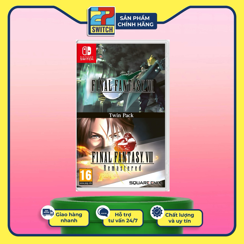 Băng Game Final Fantasy VII and Final Fantasy VIII Remastered - Twin Pack Nintendo Switch