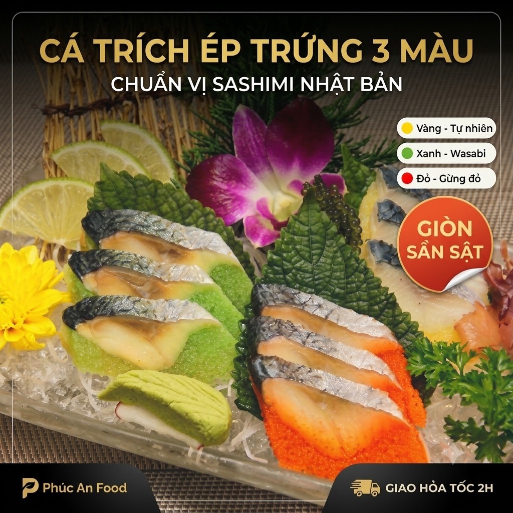 Cá Trích Ép Trứng 3 Màu Nhật Bản [Thanh Lẻ/Set Mix] - Giòn Rụm Thơm Ngon béo ngậy, Giao Hỏa Tốc 2H