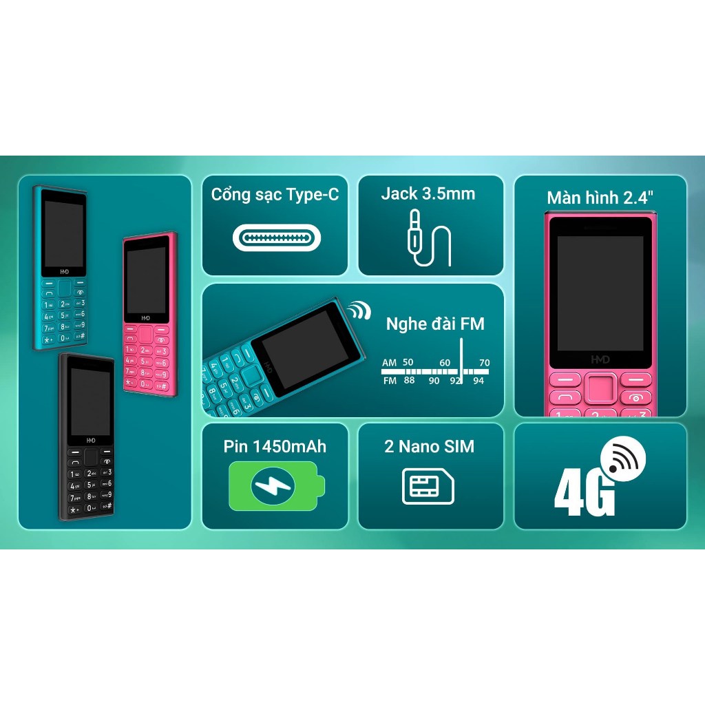 Điện thoại Nokia HMD 105 4G