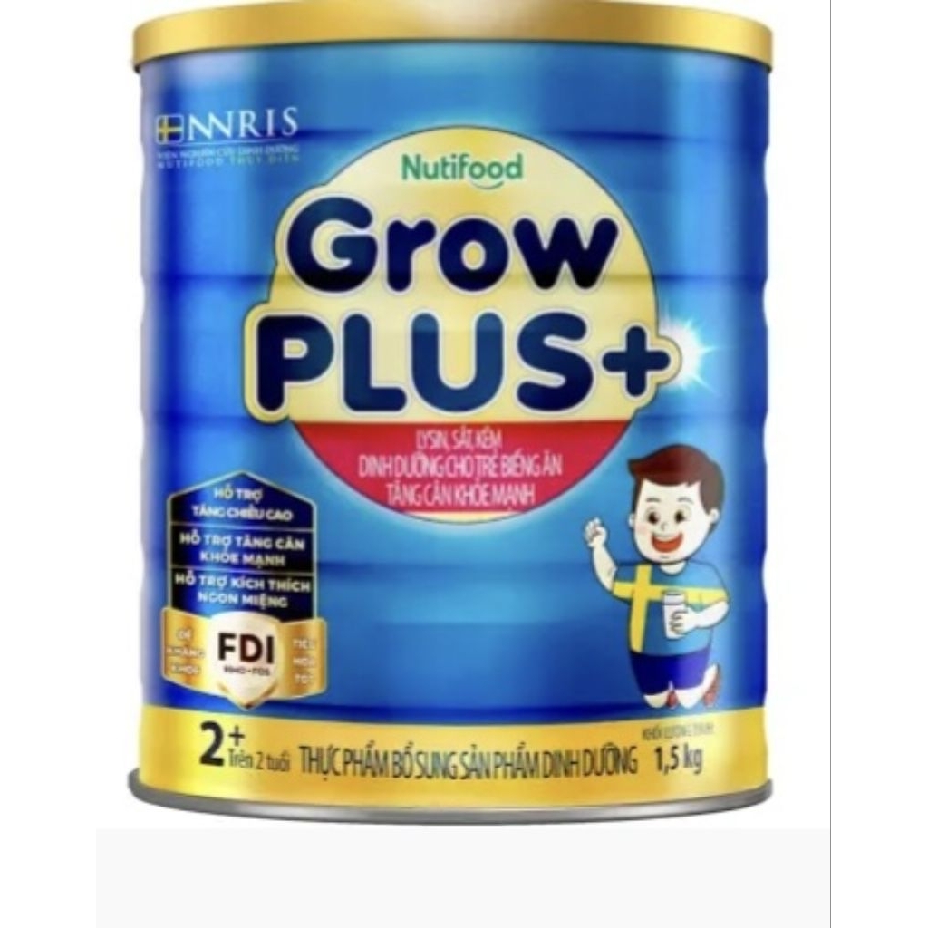 Sữa Nutifood Grow Plus +  1+ 2+1,5 kg Dành Cho Trẻ Suy Dinh Dưỡng