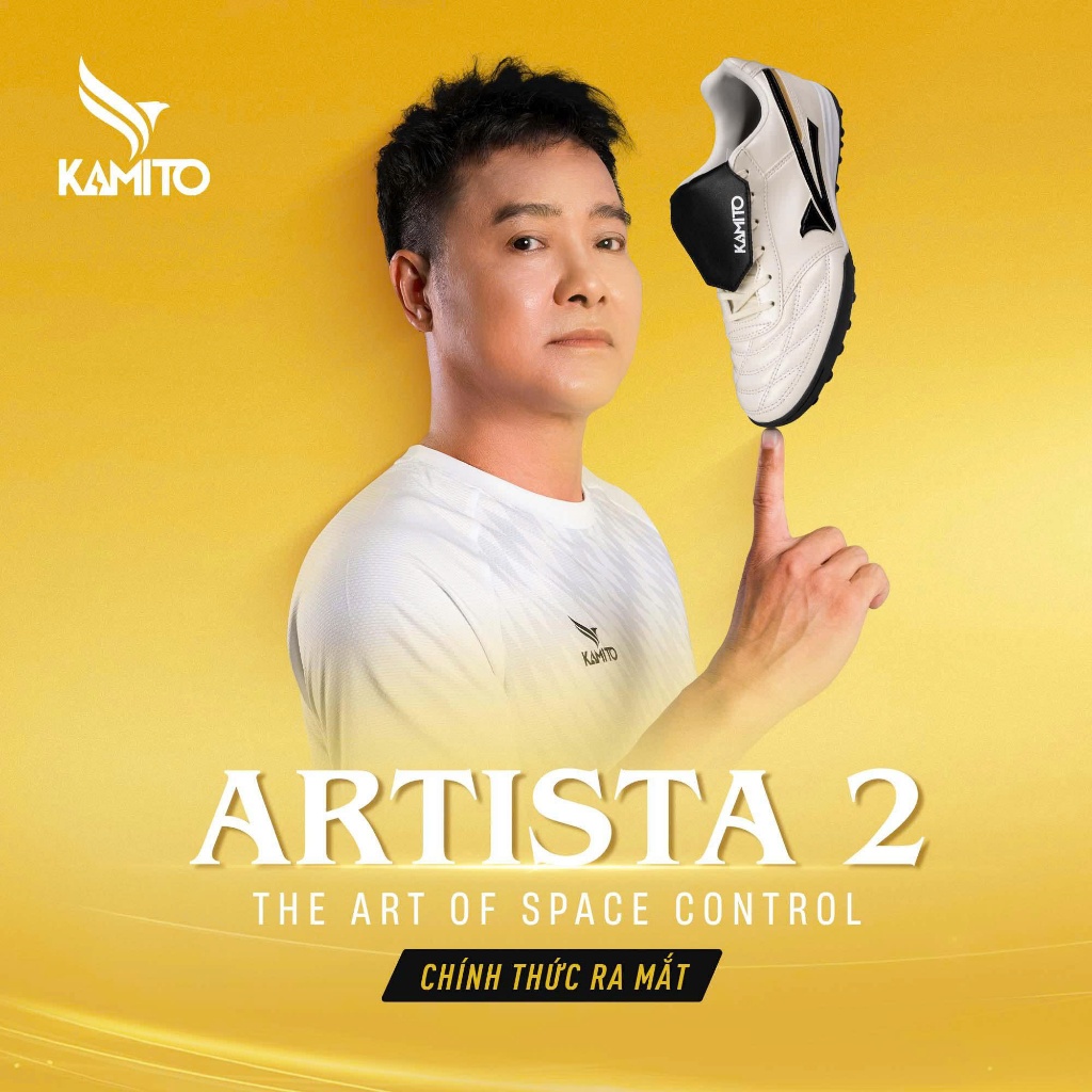 Kamito Artista 2 KL TF Limited x Hồng Sơn - Kem Đen - Tặng Kèm Túi Rút