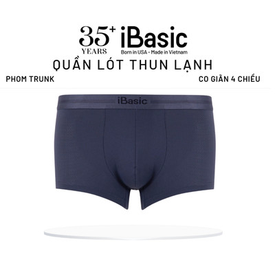 Quần lót nam iBasic trunk airy thoáng khí co giãn thoải mái PANM131