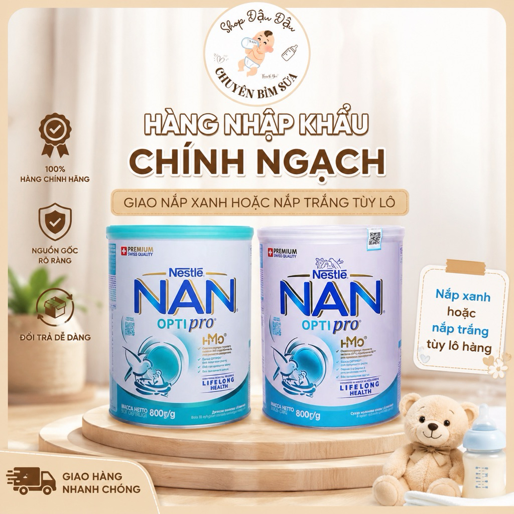 [CÓ TEM PHỤ] Sữa NAN Nga 800g số 1-2-3-4