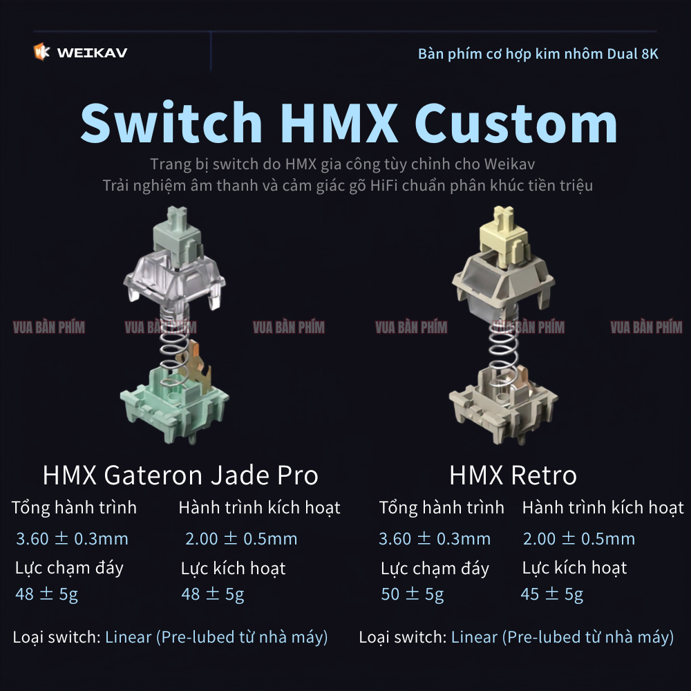 Bàn phím cơ không dây wekaiv nut75 nhôm cnc ,3 mode, núm xoay, polling rate 8k ,kết nối via,mạch xuôi , hotswap, led rgb | BigBuy360 - bigbuy360.vn