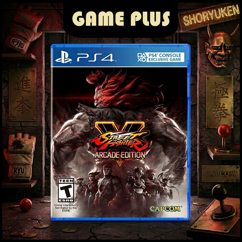 Đĩa Game 2ND Street Fighter V 5 Arcade Edition cho máy PS4 PS5