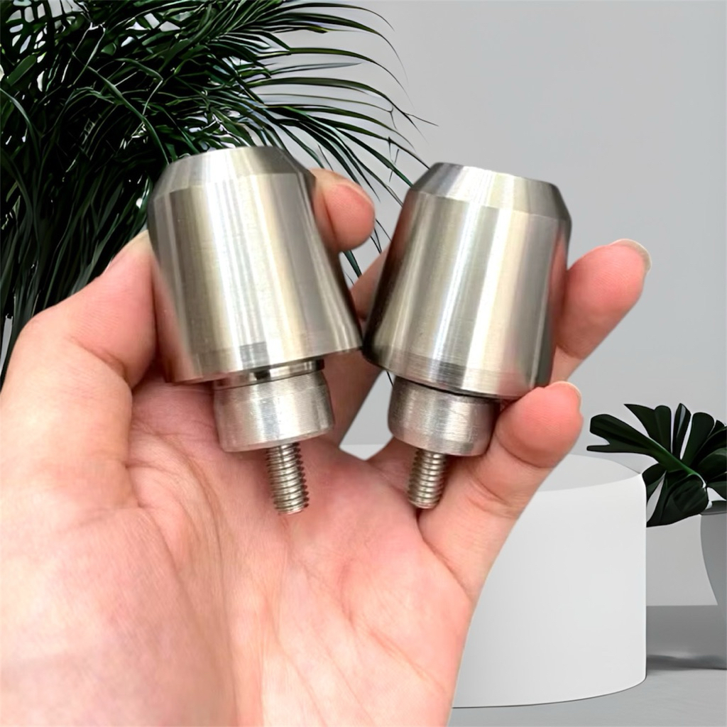 Bộ Gù Tạ Inox 304 Kèm Ốc Và Ắc Nhôm Lắp Đặt Wave 50/100/110/Dream Và Nhiều Dòng Xe Cực Hót.