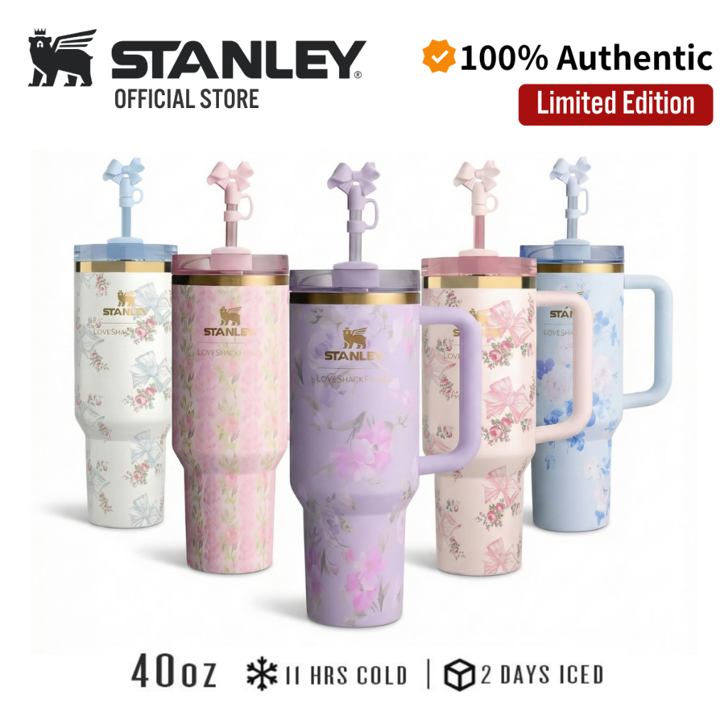 [ Chính Hãng ]Stanley 1913 x LoveShackFancy Holiday Quencher® H2.0 FlowState™ Tumbler | 40 OZ, 20 OZ | BigBuy360 - bigbuy360.vn