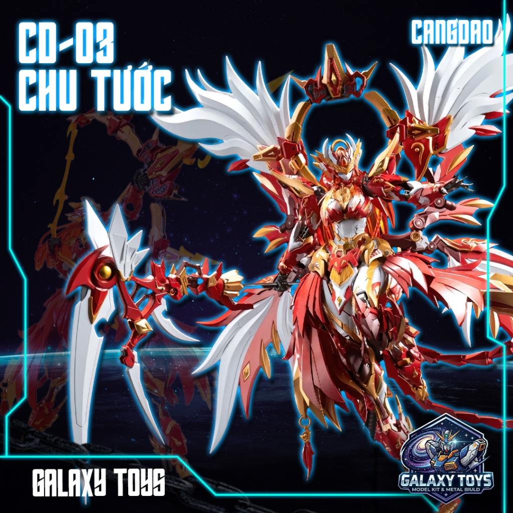 [Galaxy Toys] CD-03 Chu Tước 1/72 CangDao - Metal Build