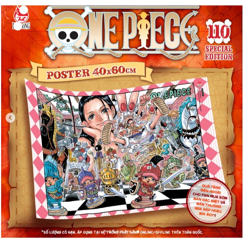 Poster - Poster tranh ONE PIECE VOL.110 SPECIAL EDITION 2026