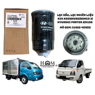 Lọc Dầu, Lọc Nhiên Liệu KIA K200/K250/BONGO 3/ HYUNDAI PORTER 2/H150,... mã OEM:31922-4E900