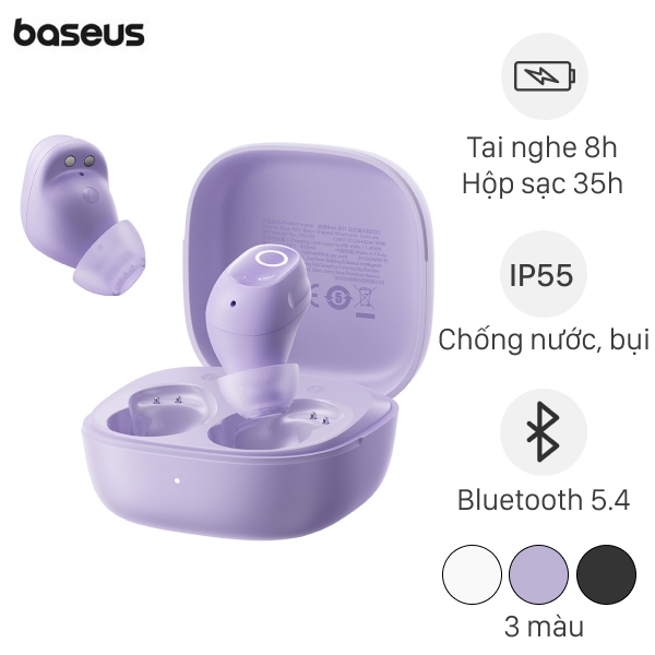 Tai nghe Bluetooth True Wireless Baseus Bass BD1