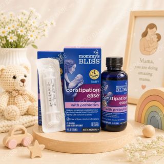 [ Hàng Mỹ ] Siro giảm táo bón Mommy Bliss Constipation Ease 120ml - mẫu mới nhất