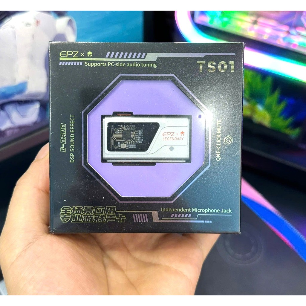 EPZ TS01 / TP35 PRO  – USB-C Gaming DAC, 7.1 Surround & AI Lọc Tiếng Ồn , giá tốt