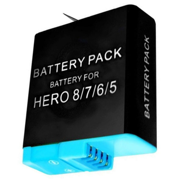 PIN GoPro 8/7/6/5 DUNG LƯỢNG 1220mAh, DÀNH THAY THẾ CHO CAMERA HÀNH ĐỘNG GOPRO 8/7/6/5