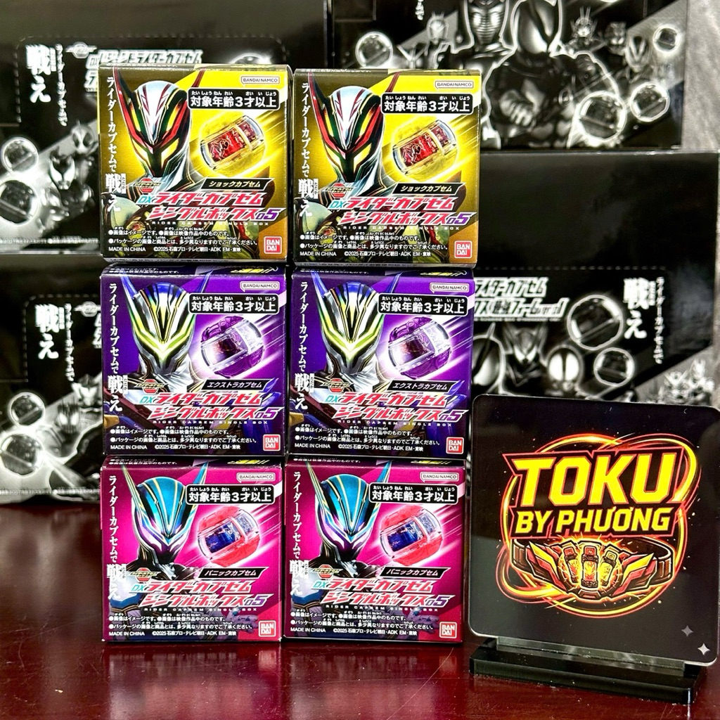 Kamen Rider Zeztz DX Legend Rider Capsem single box 2, 3, 5, Hộp Lẻ DX Rider Capsem, Đồ Chơi Kamen R