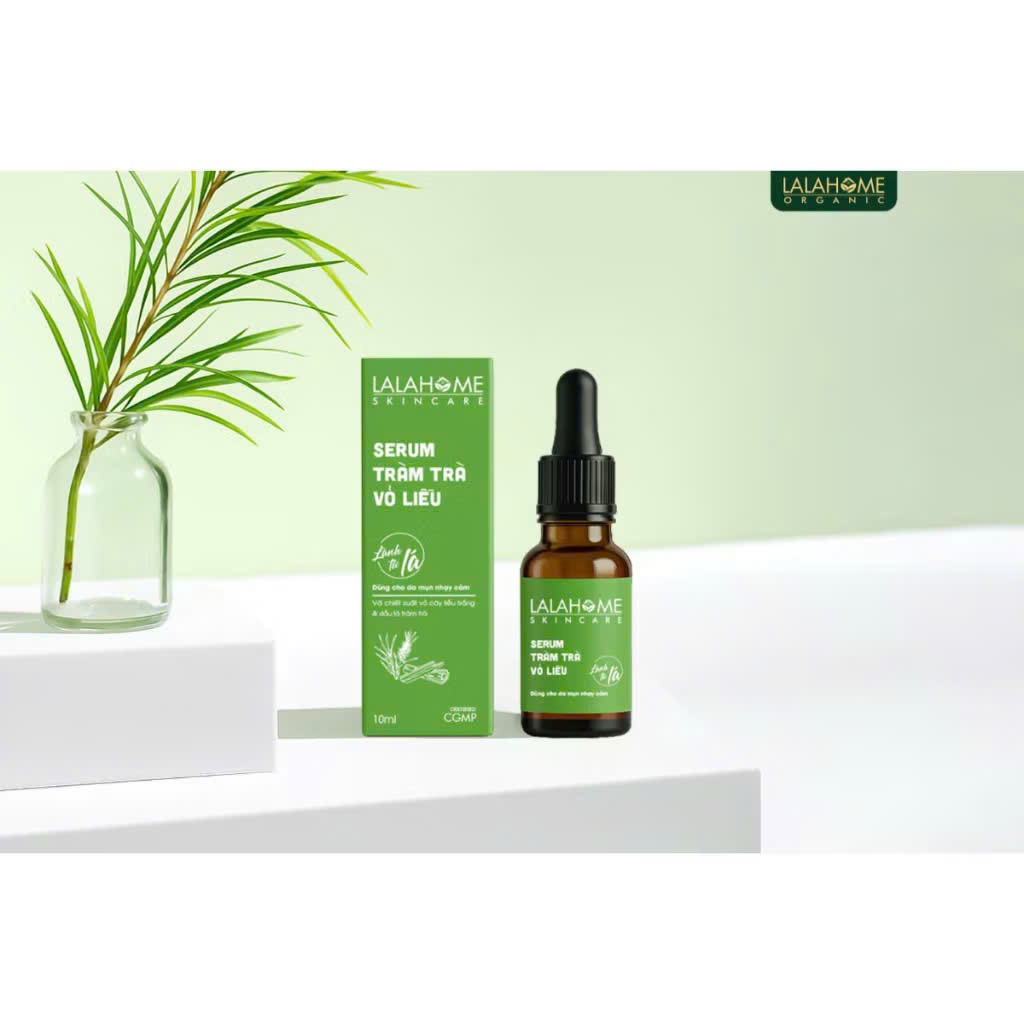 {CÓ SẴN} Serum tràm trà vỏ liễu LalaHome Organic 10ml