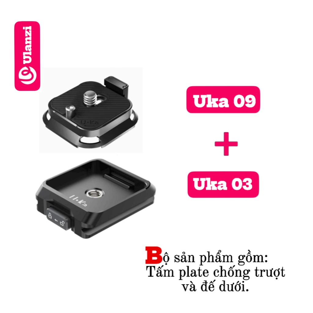 Bộ kit chống trượt cho máy ảnh , Ulanzi uka 09 và Uka 03