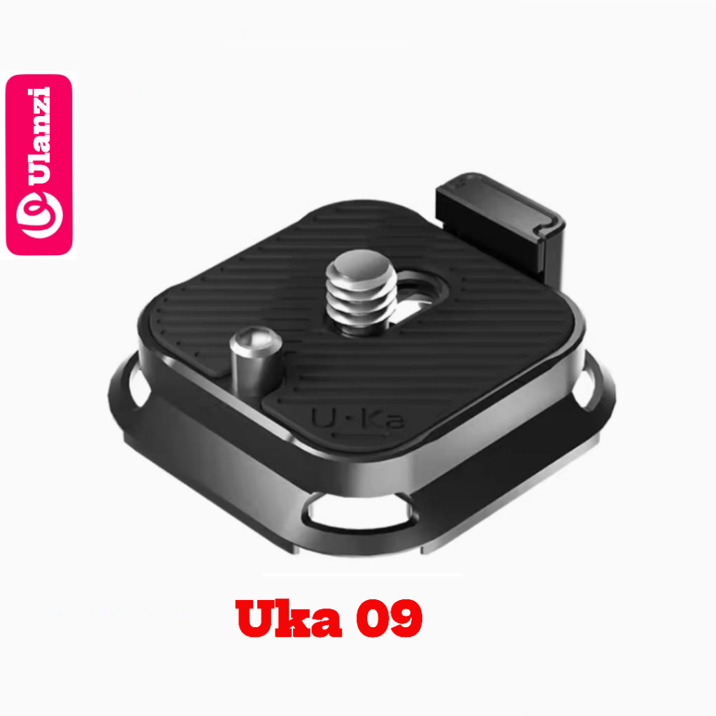 Ulanzi :Uka 09 .Tấm Plate chống trượt cho máy ảnh , tương thích với hệ thống tháo lắp nhanh , Uka .F