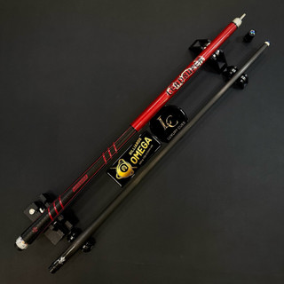 [Leadsuper] Cơ/Gậy Bida Lỗ Leadsuper Dragon Red Ngọn Carbon Công Nghệ Black Power DK