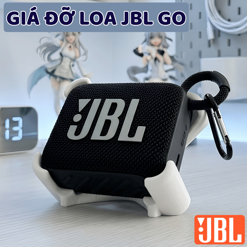 Giá đỡ Loa JBL Go 3/4-Đế Kê Loa JBL Go 3 & 4 Để Bàn Decor, Giá Đỡ Để Bàn Tương Thích JBL Go 3 và Go 
