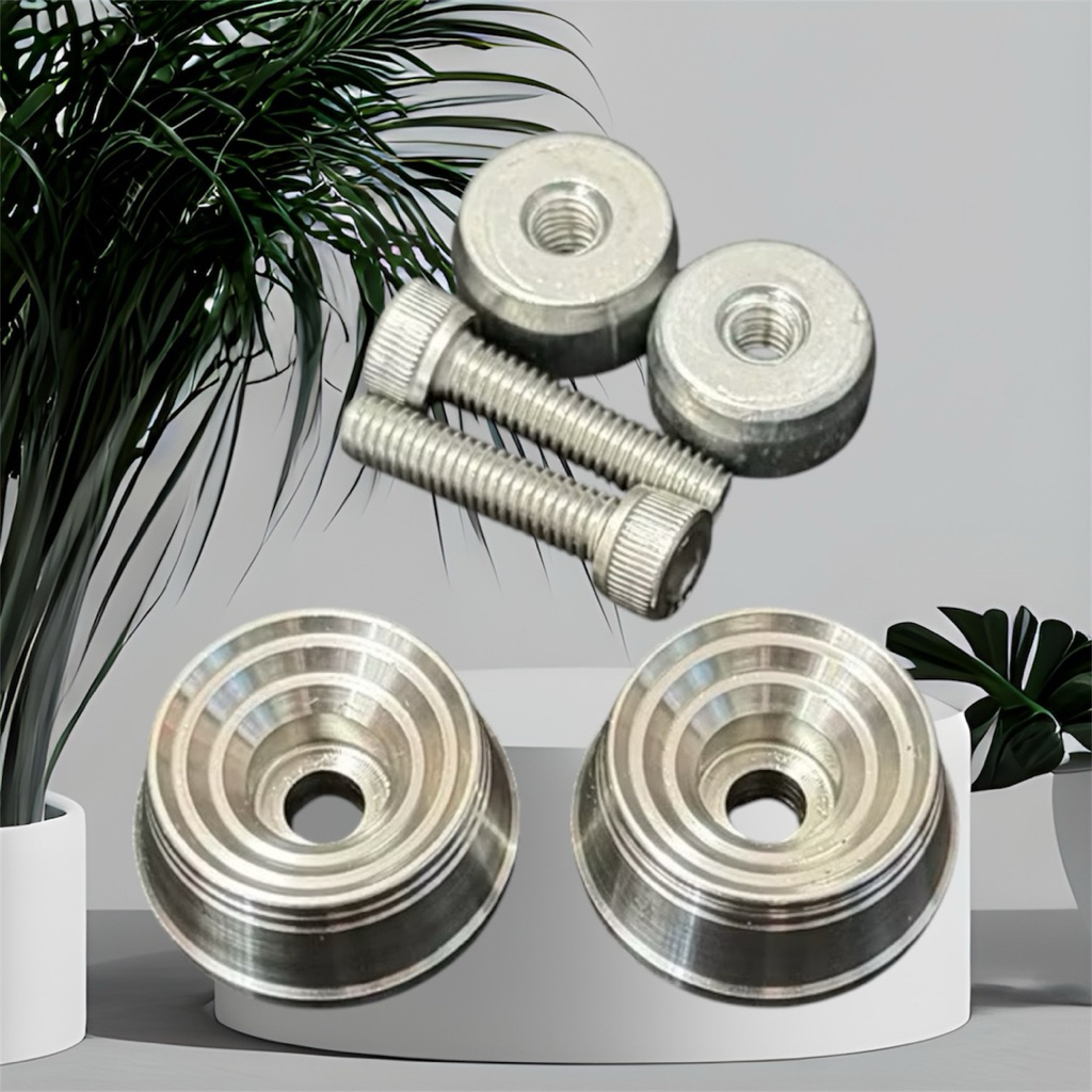 Bộ Gù Thái V2 Inox 304 Kèm Ốc Và Ắc Nhôm Lắp Đặt Wave 50/100/110/Dream Và Nhiều Dòng Xe Cực Hót.