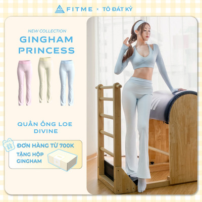 Quần tập gym yoga legging nữ ống loe Fitme Divine SL vải 2 lớp nâng v3 tôn dáng QDSL02