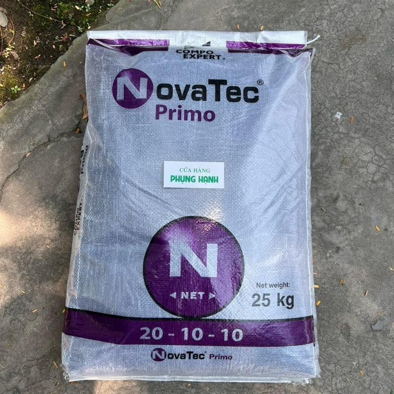 Phân bón NPK 20-10-10 +3S Novatec hạt tím - Bao 25kg chính hãng Behn Meyer