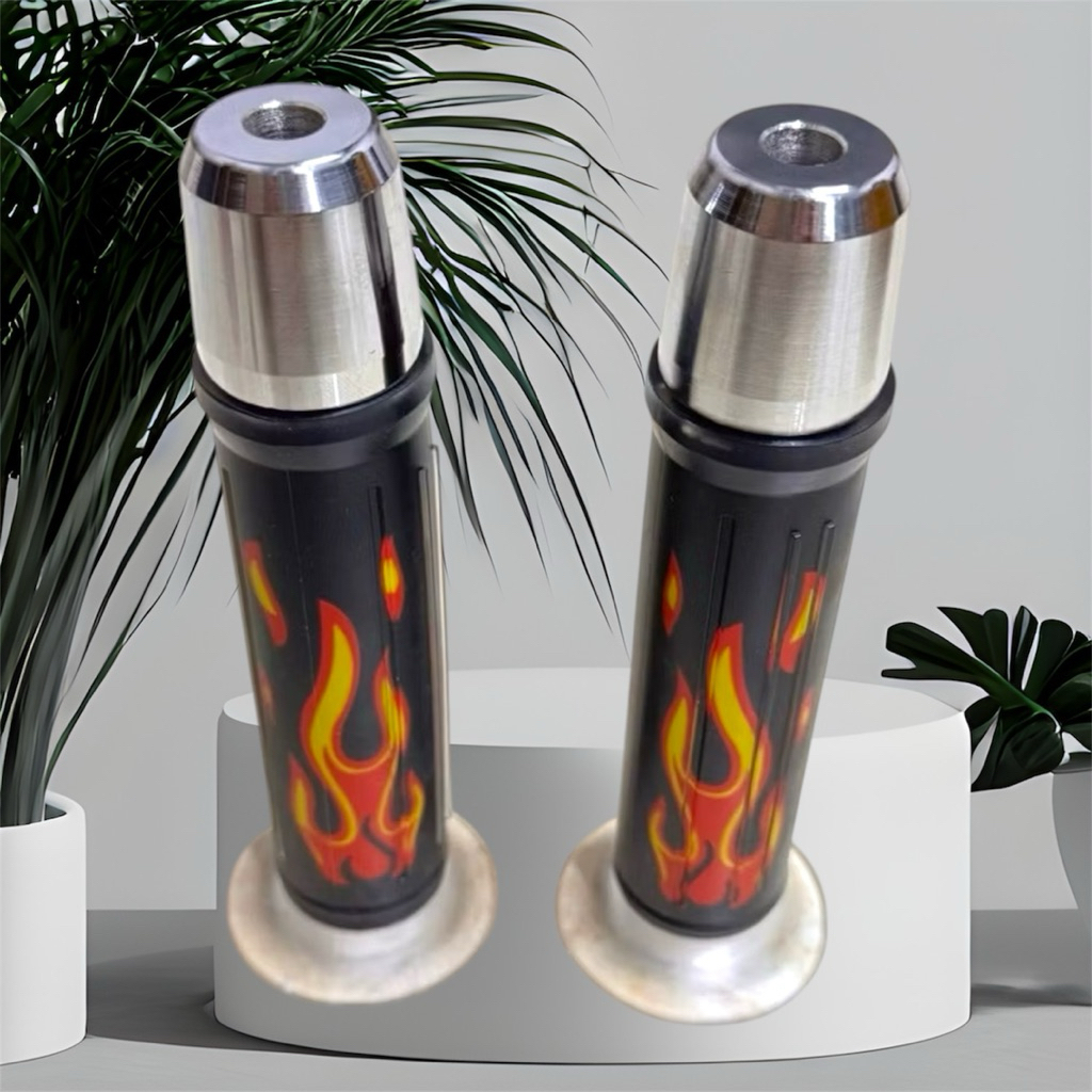 Combo Gù Tạ Inox 304 + Bao Tay Lửa Cháy Kèm Ốc,Ắc Nhôm Lắp Đặt Wave 50/100/110/Dream Và Nhiều Dòng X
