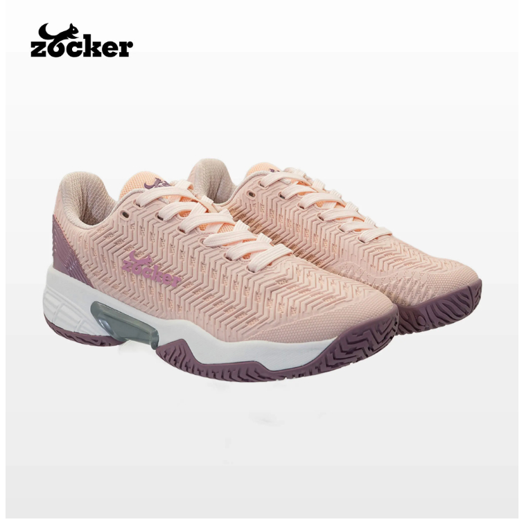 [ZOCKER] GIÀY PICKLEBALL ZOCKER ASPIRE CHÍNH HÃNG 'HỒNG' CHÍNH HÃNG