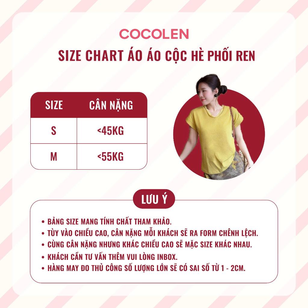 Áo Cộc Phối Ren - Chất Liệu Cotton Giấy Siêu Nhẹ Thoáng Mát Mặc Hè, Form Vừa Gọn Dáng - A097 | BigBuy360 - bigbuy360.vn