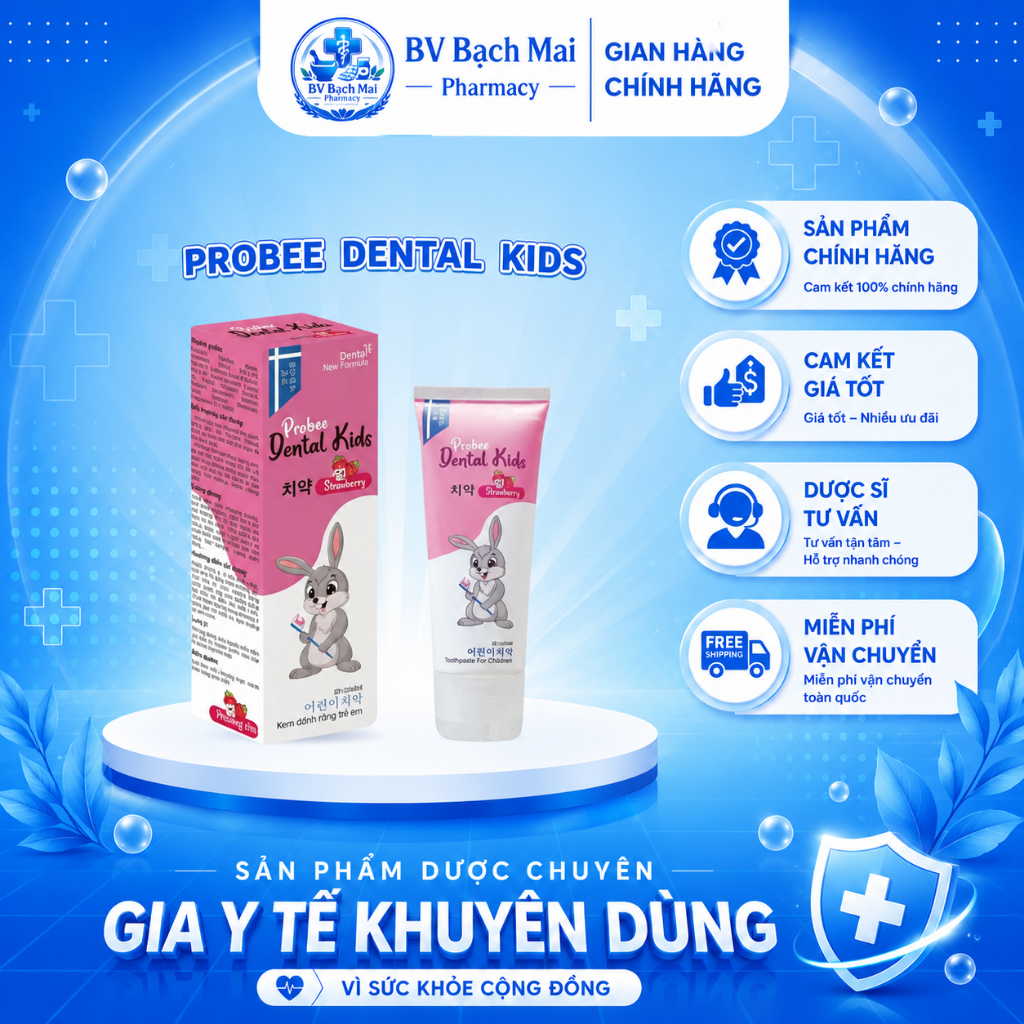 [HÀNG CHUẨN] Kem đánh răng cho bé Probee Dental kids