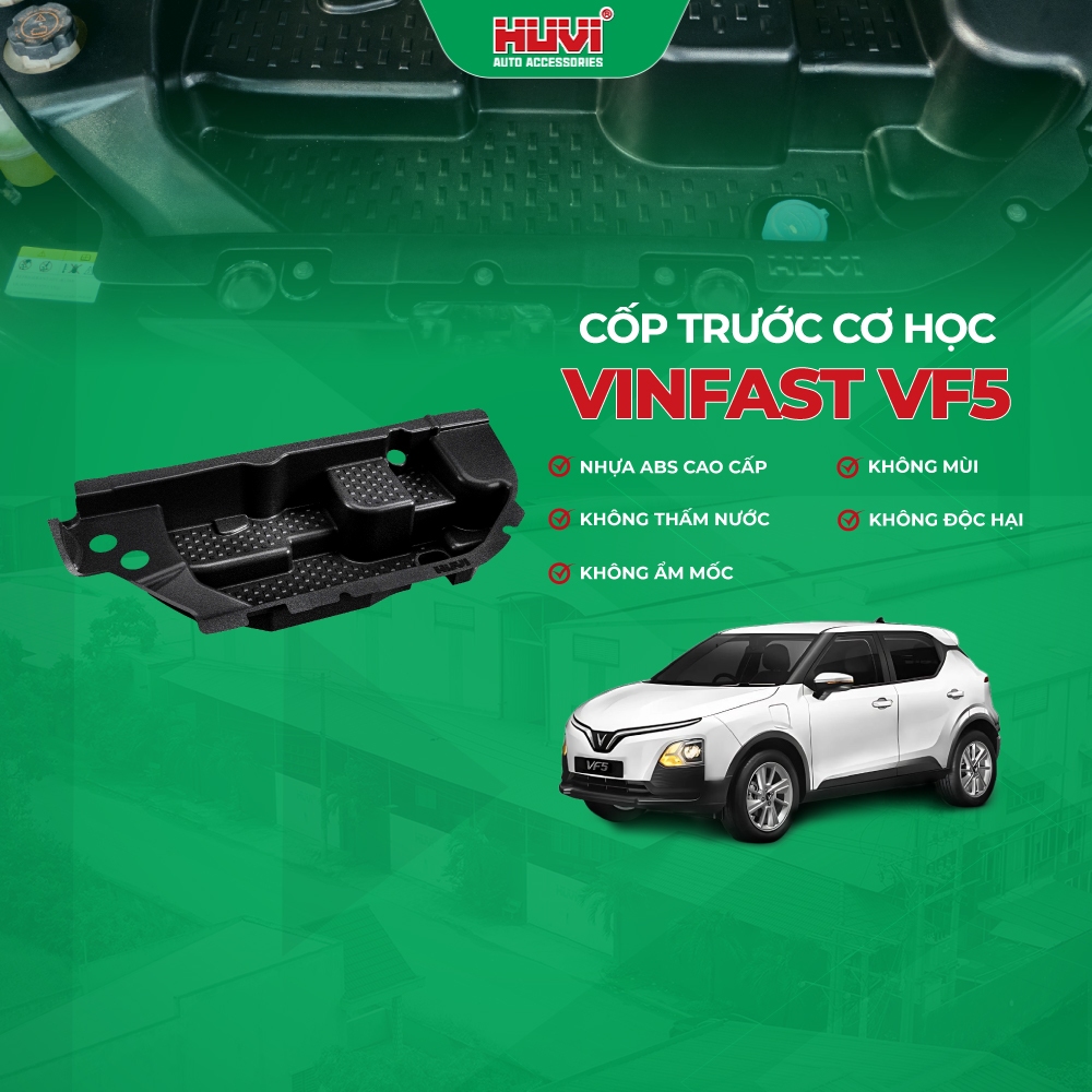 |TẶNG CHẮN BÙN| Cốp trước Vinfast VF5 2023-2026 tăng không gian chứa đồ Huvi