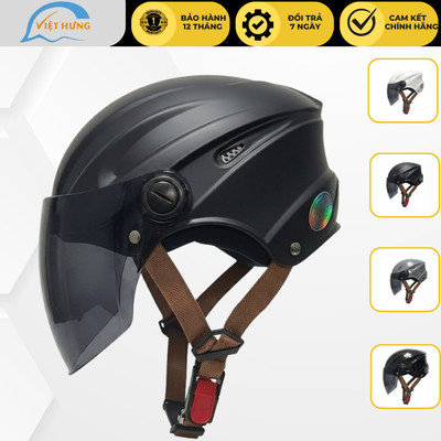 Mũ bảo hiểm nam nữ kính dài che cả mặt ANFAGO A2026 phù hợp vòng đầu 56-59 cm - Chính hãng ANFAGO HELMET SUNDY A25KD