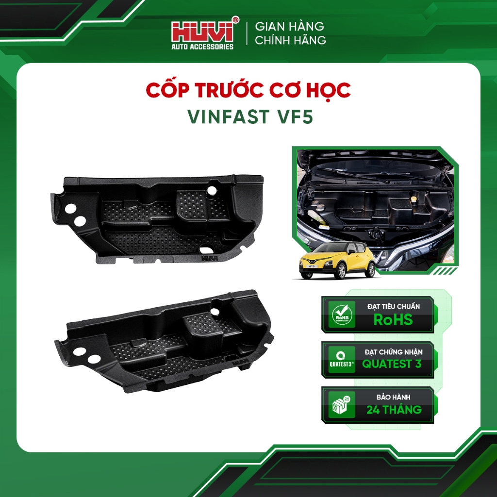 |TẶNG CHẮN BÙN| Cốp trước Vinfast VF5 2023-2026 mở rộng không gian chứa đồ Huvi