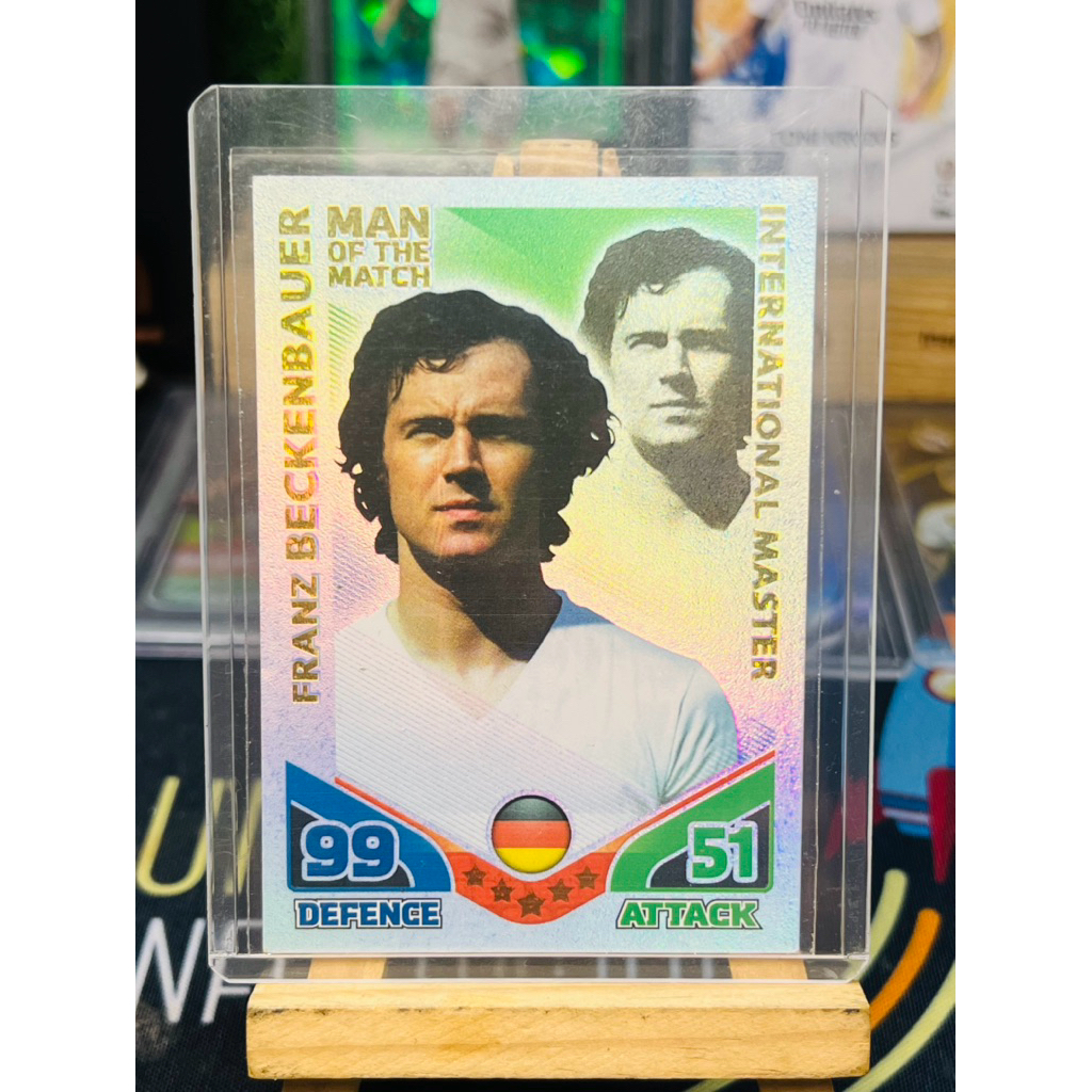 Thẻ bóng đá Franz Beckenbauer Germany Interational Master Topps Match Attax WC 2010