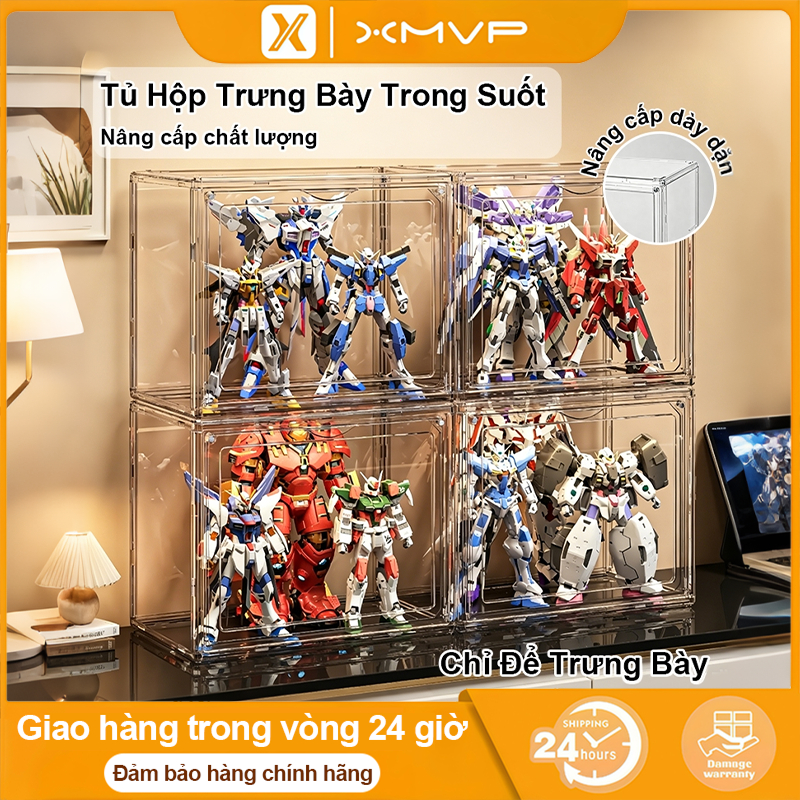 Tủ Hộp Trưng Bày Trong Suốt Bảo Quản Mô Hình Blindbox Sonny Angels Popmart Dimoo Skullpanda