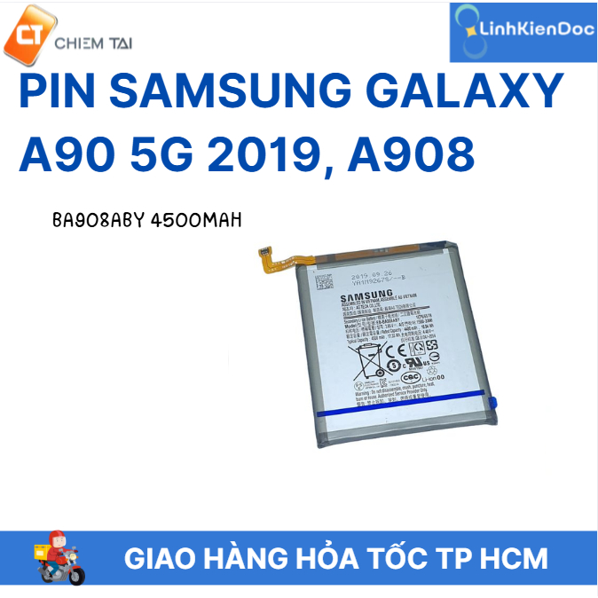 Pin Samsung Galaxy A90 5G 2019, A908 - BA908ABY 4500mAh