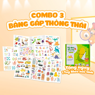 [MUA 3TẶNG TÔ MÀU] Bảng giáo dục chữ cái cho bé Tiếng Anh Bảng gấp thông thái Lalala baby đồ chơi nhiều chủ đề thú vị