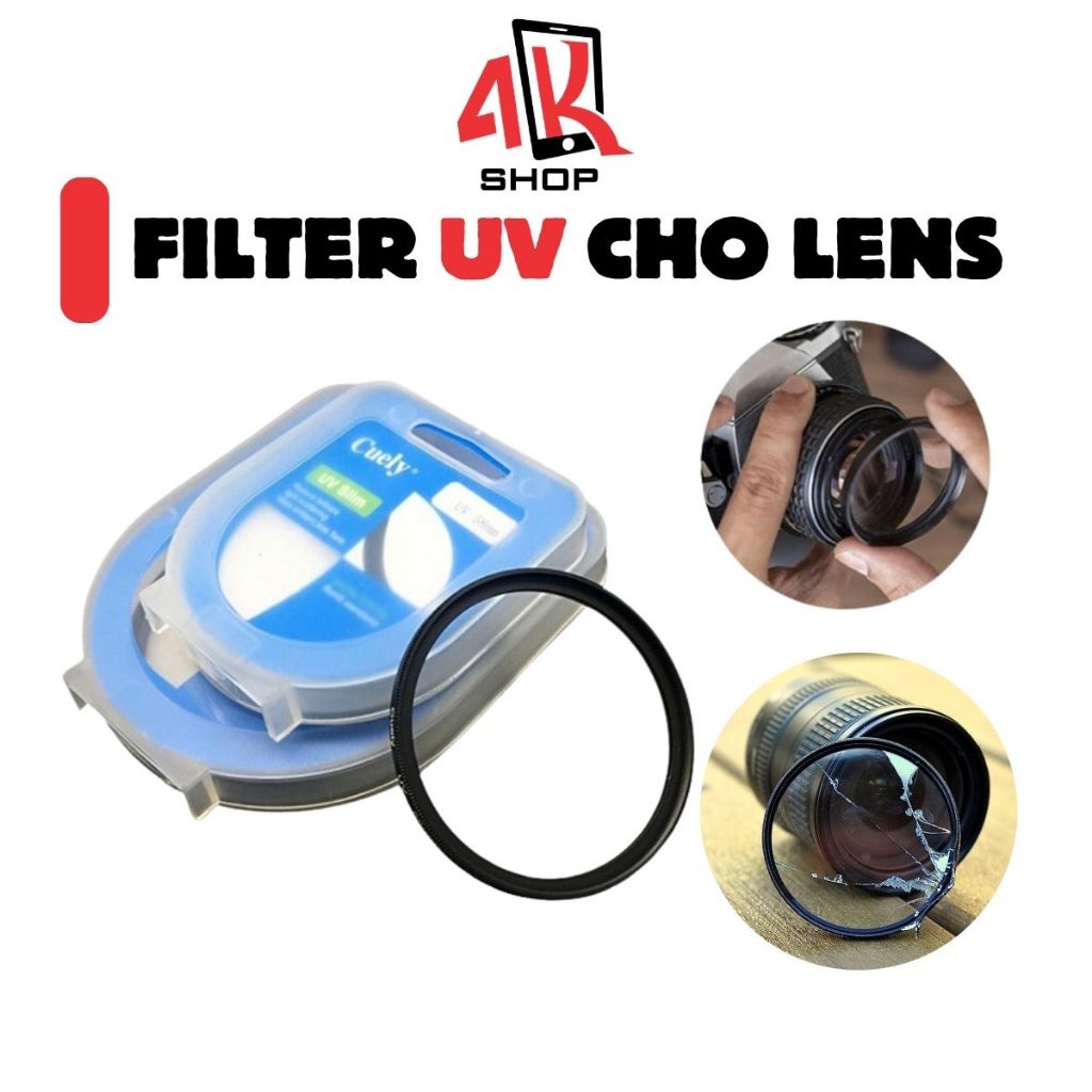 Filter kính lọc ống kính lens máy ảnh